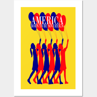 Sovereign American Girls Posters and Art